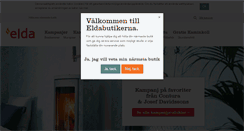 Desktop Screenshot of eldabutiken.se